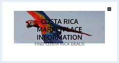 Desktop Screenshot of marketplacecostarica.com